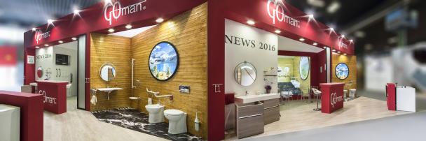 Grande successo per le novitÃ  Goman esposte al Cersaie 2016!